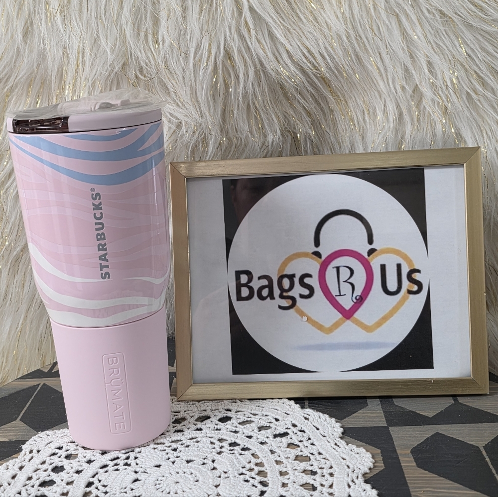 BRUMATE X STARBUCKS COLLAB 25 OZ NAV LIMITED EDITION PHILLIPPINES PASTEL ZEBRA